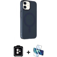 Pileli Store Pilelistore™ iPhone 11 Kılıf Çekirdek Modern Prime - Siyah 3D Antistatik Seramik Nano Ekran Koruyucu + Pvd Metal Kamera Lens - Tu