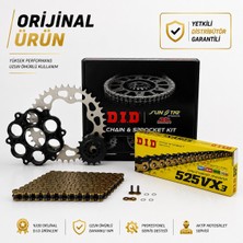 DID Dıd Ducati Hypermotard 796 Zincir Dişli Set (2012) X-Ringli Zincir (Gold Renk)