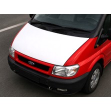 Brtshopping Ford Transit 2000-2006 Tam Kaput Maskesi Beyaz Düz Desen Suni Deri – Şık ve Koruyucu Tasarım