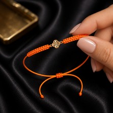 Seven Kuyumculuk 14 Ayar Altın Van Cleef Model Şans Yoncası Makrome Bileklik