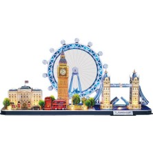 Cubic Fun London City Line 3D Puzzle LED Işıklı