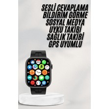 Zero Land Depomix Akıllı Saat Android ve Ios Uyumlu Plastik Kordon Yeni Nesil