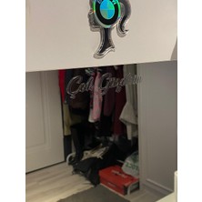 Mottomor Çok Güzelsin Gümüş Sticker Araba Dolap Ayna Çok Amaçlı Kullanım 1 Adet