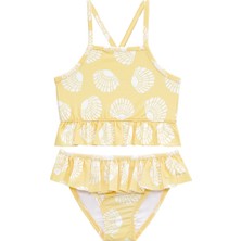 Sand Mother Uv Korumalı Fırfırlı Kız Çocuk Bikini Takımı