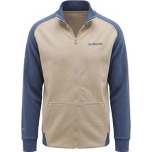 Shimano Zipper Sweatshirt (Beigo/ındigo Large)