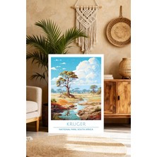 Mgi Design Estetik Vintage Seyahat Posteri Retro Kanvas Tablo Şık Duvar Sanatı