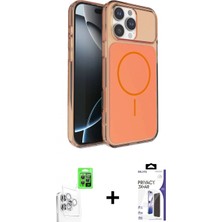 Pileli Store Pilelistore™ iPhone 16 Pro Max Kılıf Kutup Doku Serisi - Siyah Bilvis 3x Ar Hayalet Cam Ekran Koruyucu + Raze Metal Kamera Lens - Bz