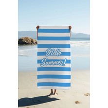 Dolce Mariee Dijital Baskı Plaj Deniz Havlusu 80 x 160 cm Peştamal HVL0273