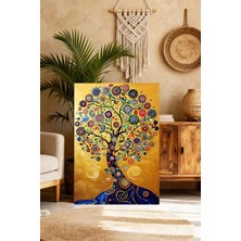 Mgi Design Sanatsal Maksimal Renkli Sanat Kanvas Tablo Dekoratif Salon Tablosu