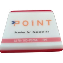 Norino Point Ppf/tph Silikon Çekçek Ragle Cam Filmi Çekme Uygulama Aparatı Kırmızı 10X7CM P065A