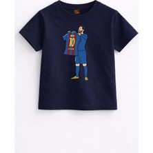 Rabona Fashion Lionel Messi Goat 10 Çocuk T-Shirt