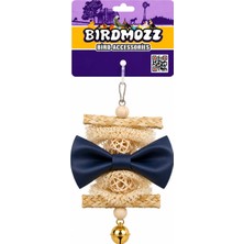 Birdmozz Premium Doğal Kabak Lifli Fiyonklu Kuş Oyuncağı