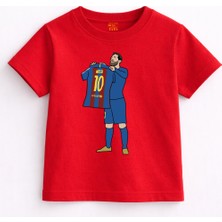 Rabona Fashion Lionel Messi Goat 10 Çocuk T-Shirt