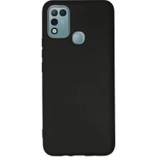 Armüz Infinix Hot 10 Play Kılıf Nano Içi Kadife Silikon - Siyah