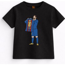 Rabona Fashion Lionel Messi Goat 10 Çocuk T-Shirt