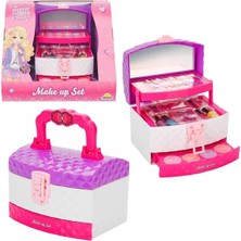 Sunman Güzellik Seti Pretty Pink K21002A-B Makyaj Seti 3 Katmanlı Taşıma Çantalı 3+