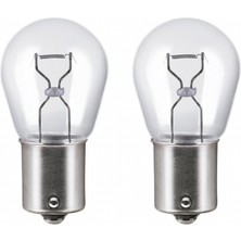 Norino Super Light BA15D 94 S25 21W 12V Halojen Fren Sinyal Ampulü Çift Duy 2 Adet Sarı