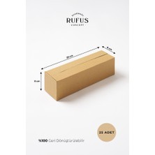 Rufus Concept 29X8X8CM Kraft Koli 25 Adet
