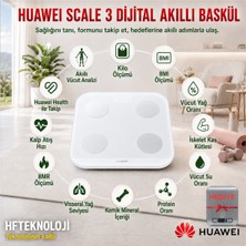 Huawei Huaweı Akıllı Tartı 3 Bluetooth Edition + Dijital Hassas Mutfak Tartısı Hediye