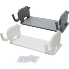 Go İthalat 31 x 12CM Filli Tutacaklı  Plastik Etejer (5582)