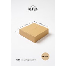 Rufus Concept 28X28X7,5CM Kraft Koli 25 Adet