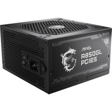 Norino Msı Mag A850GL Pcıe5 850W 80+ Full Modular Gold Power Supply