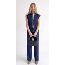 Shine & Style Marka Muadil Düşük Kol Modal Takım Lacivert