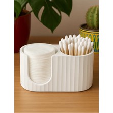 Pamuk ve Kulak Pamuğu Organizer – 3D Baskı Dekoratif Banyo Düzenleyici