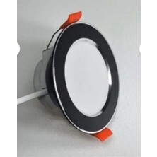 Erbay 6W LED 10 Adet 6W 3 Renkli Spot –siyah - Krom Çizgi