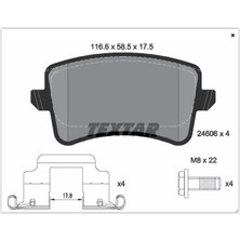 Textar Depomix Arka Balata A4-A5-Q5 09 -