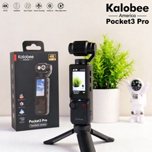 TeknolojiSA Pocket3 Pro 4K Mini Vlog Kamerası Taşınabilir Dijital Video Kamera Döner Lensli
