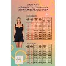 Benerly Kadın Bikini Takımı Geometrik Desen Üçgen Kap Kolsuz Bağlamalı Düşük Bel Örme Balensiz Regular Kesim