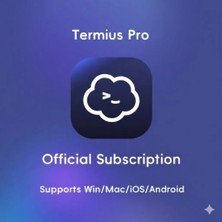 Termius - 12 Aylık Pro Aboneliği (Kendi Hesabınıza Aktivasyon)