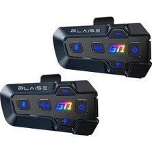 Blaise Gt1 Duo Bluetooth Interkom Siyah - Ikili Set
