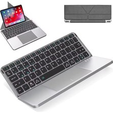 EHZ Teknoloji Manyetik Ayrılabilir Touchpad’li Bluetooth Klavyeli Tablet Kılıfı Üniversal Uyumlu
