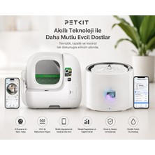 Petkit Purobot Max Pro 2 Akıllı Kedi Tuvaleti ve Eversweet 3 Pro(Uvc) Su Pınarı