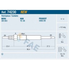 FAE Depomix Kizdirma Bujisi P407-P607-P807-P4007 2.2 Hdi C5-C6-C8 2.2 Hdi 06- Galaxy-Mondeo Iv 2.2 Tdci 11V Freelander 2 L359 2.2 Td4 Jaguar X-Type I X400 2.2 D