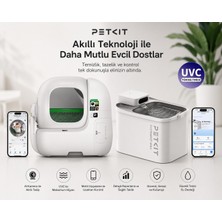 Petkit Purobot Max Pro 2 Akıllı Kedi Tuvaleti ve Eversweet Max (Uvc) Su Pınarı Paketi