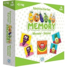 Esranın Dünyası Games Memory Eşleştirme Kartları Meyve Sebzeler 48 Kart 5040