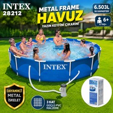 Intex 28212 Prefabrik Aile Havuzu 366X76CM Devir Daim Filtreli