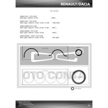 Oto Conta Depomix Alt Takim Contasi Clio Ii-Kng 1.4 E7J 624-626-634-635-780 Keçeli