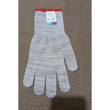 KERY KERY Seviye 5 Bıçak Kesmez Kesilmez Eldiven (Gıdaya Uygun - Tekli Paket)