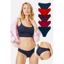 Homay 5'li Lazer Kesim Basic Bikini Külot