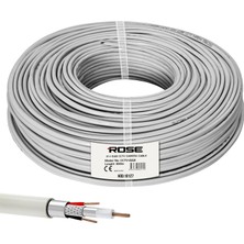 OEM Rose CCTV-2221 Kamera Kablosu 2+1 Cctv 0.22 100MT