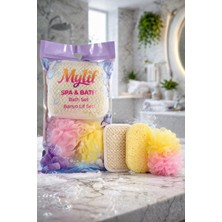 Duff Clean Banyo Lifi Seti 3 Parça – Lifli Eldiven + Sünger + Lif