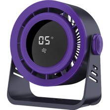 OEM Castu F26 Masaüstü Mini Fan Vantilatör Dijital Ekranlı Sessiz Turbo Sirkülasyonlu