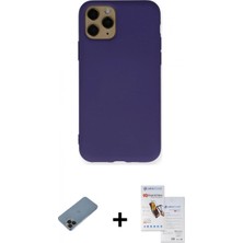 Pileli Store Pilelistore™ iPhone 11 Pro Max Kılıf Ahenk Serisi - Siyah Seramik Nano Ekran Koruyucu + Shine Kamera Lens Koruma Cam - Sh