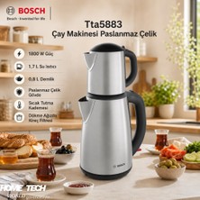 Bosch TTA5883 Çay Makinesi Paslanmaz Çelik