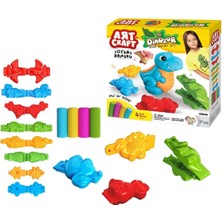Sinerjim 03549 Dede, 3D Dinozor Hamur Set 200 gr / +3 Yaş