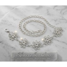 Mercan Home Papatya Detaylı Metal Ayarlanabilir Bel Aksesuarı